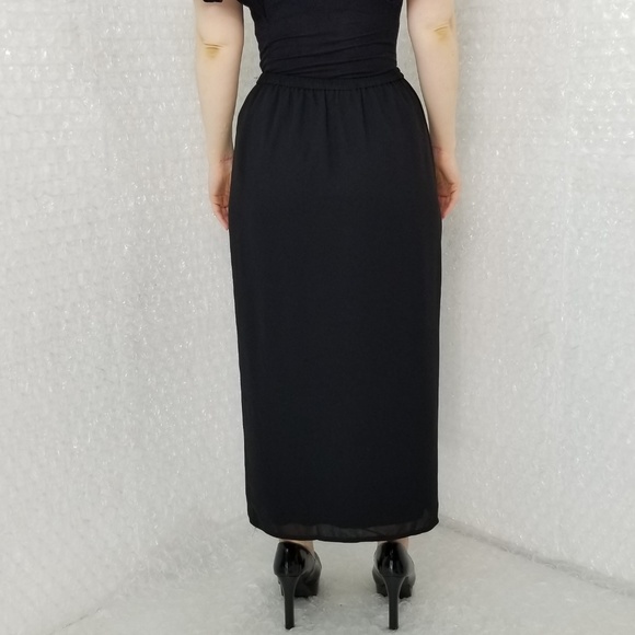 SOLD🌈1980s Frank Usher tulip hem skirt - Picture 3 of 7